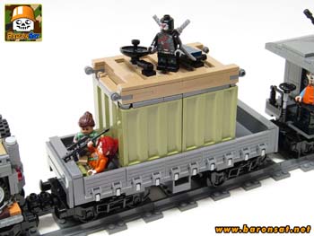 Gi Joe Container Wagon Lego moc